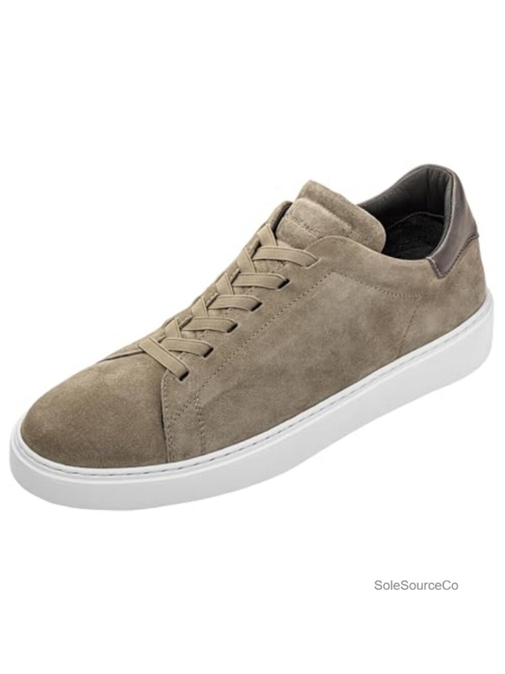 Men's Suede and Leather Slip-On Low Top Sneaker